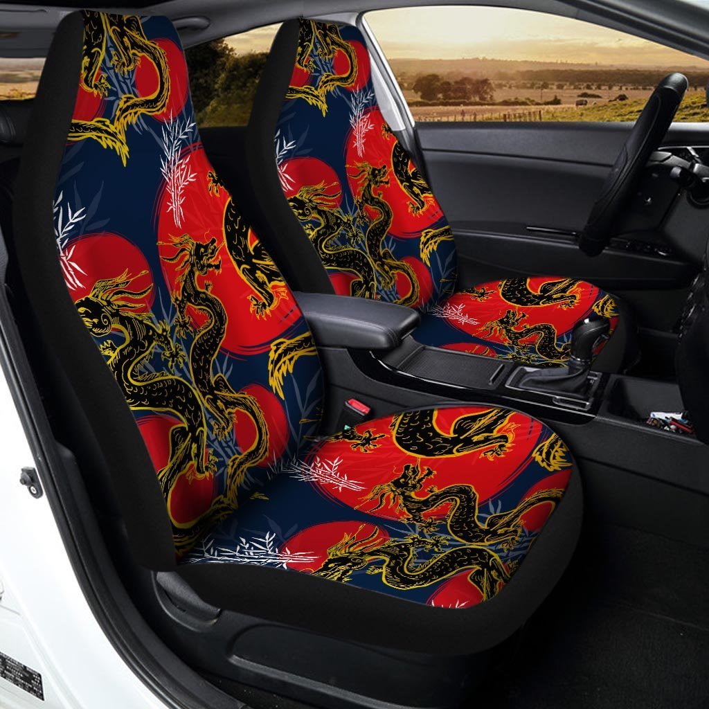 Janpanese Dragon Print Car Seat Covers-grizzshop