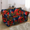 Janpanese Dragon Print Loveseat Cover-grizzshop