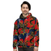 Janpanese Dragon Print Men's Hoodie-grizzshop