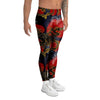 Janpanese Dragon Print Men's Leggings-grizzshop