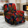 Janpanese Dragon Print Recliner Cover-grizzshop