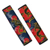 Janpanese Dragon Print Seat Belt Cover-grizzshop