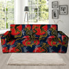 Janpanese Dragon Print Sofa Cover-grizzshop