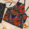 Janpanese Dragon Print Women's Apron-grizzshop