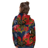 Janpanese Dragon Print Women's Hoodie-grizzshop