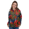 Janpanese Dragon Print Women's Hoodie-grizzshop