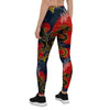 Janpanese Dragon Print Women's Leggings-grizzshop