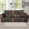 Janpanese Floral Dragon Print Sofa Cover-grizzshop