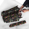 Janpanese Floral Dragon Print Umbrella-grizzshop