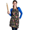 Janpanese Floral Dragon Print Women's Apron-grizzshop