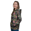 Janpanese Floral Dragon Print Women's Hoodie-grizzshop