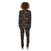 Janpanese Floral Dragon Print Women's Pajamas-grizzshop