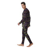 Japanese Dragons And Cat Tattoo Print Pattern Men's Pajamas-grizzshop