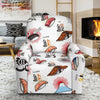 Japanese Sushi Kawaii Pattern Print Recliner Cover-grizzshop