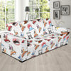 Japanese Sushi Kawaii Pattern Print Sofa Covers-grizzshop