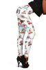 Japanese Sushi Kawaii Print Pattern Women Leggings-grizzshop