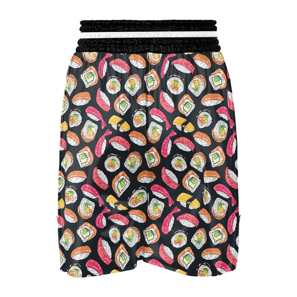 Japanese Sushi Print Pattern Boxing Shorts-grizzshop