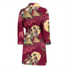 Japanese Tokyo Pattern Print Men Long Robe-grizzshop