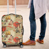 Japanese Tokyo Print Pattern Luggage Cover Protector-grizzshop