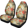 Japanese Tokyo Print Pattern Universal Fit Car Seat Covers-grizzshop