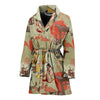 Japanese Tokyo Print Pattern Women Long Robe-grizzshop