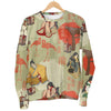 Japanese Tokyo Print Pattern Women's Sweatshirt-grizzshop