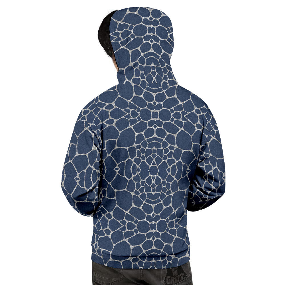 Jeans Giraffe Denim Print Pattern Men's Hoodie-grizzshop