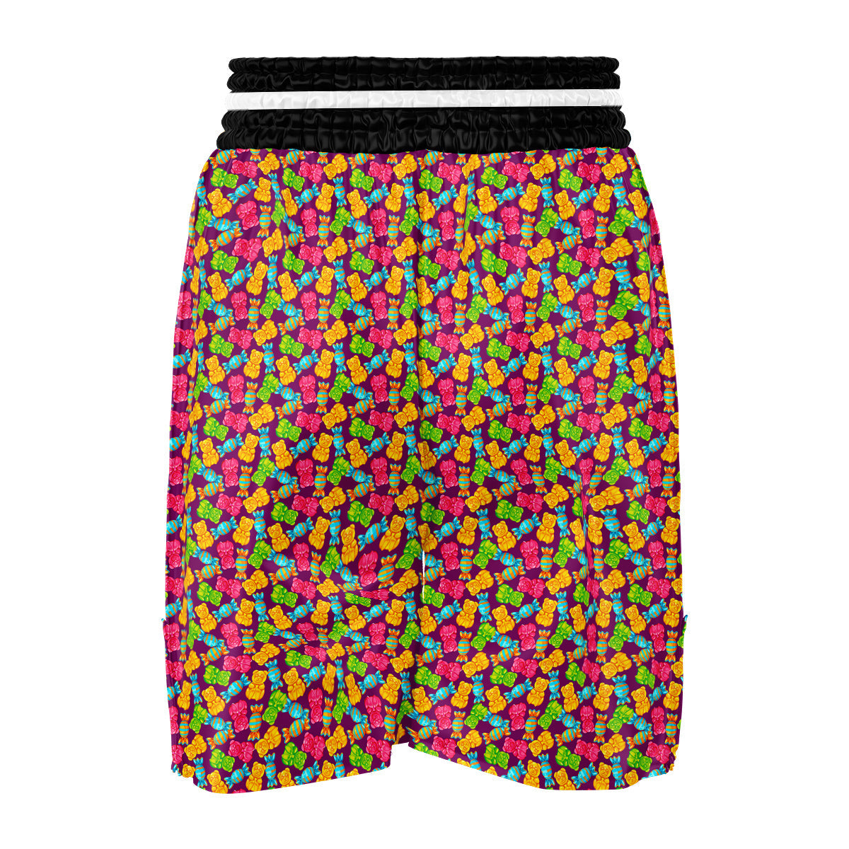 Jelly And Colorful Candy Print Boxing Shorts-grizzshop