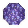 Jellyfish Cartoon Print Pattern Foldable Umbrella-grizzshop