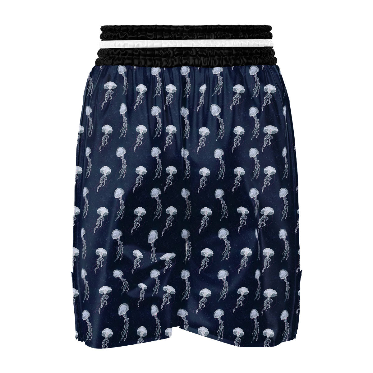 Jellyfish Fish Print Pattern Boxing Shorts-grizzshop