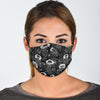 Jellyfish Pattern Print Face Mask-grizzshop