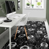 Jellyfish Pattern Print Floor Mat-grizzshop