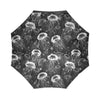 Jellyfish Pattern Print Foldable Umbrella-grizzshop