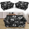 Jellyfish Pattern Print Loveseat Cover-grizzshop