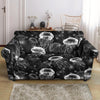 Jellyfish Pattern Print Loveseat Cover-grizzshop