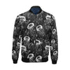 Jellyfish Pattern Print Men's Bomber Jacket-grizzshop