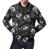 Jellyfish Pattern Print Men's Bomber Jacket-grizzshop