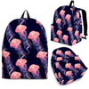 Jellyfish Print Pattern Backpack-grizzshop