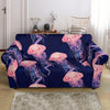 Jellyfish Print Pattern Loveseat Cover-grizzshop