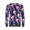 Jellyfish Print Pattern Women's Sweatshirt-grizzshop