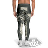 Jesus Christ Crucifixion Print Men's Leggings-grizzshop