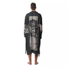 Jesus Christ Crucifixion Print Men's Robe-grizzshop