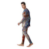 Jesus Christ From Heaven Print Men's Pajamas-grizzshop