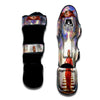 Jesus Christ From Heaven Print Muay Thai Shin Guards-grizzshop