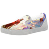 Jesus Christ From Heaven Print White Slip On Shoes-grizzshop