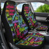 Jesus Holy Bible Books Pink Mixed Colors Universal Fit Car Seat Covers-grizzshop