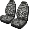 Jesus Holy Bible Books White Black Universal Fit Car Seat Covers-grizzshop