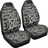 Jesus Holy Bible Books White Black Universal Fit Car Seat Covers-grizzshop