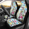 Jesus Holy Bible Books White Purple Universal Fit Car Seat Covers-grizzshop