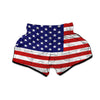 Jigsaw Puzzle American Flag Print Muay Thai Boxing Shorts-grizzshop